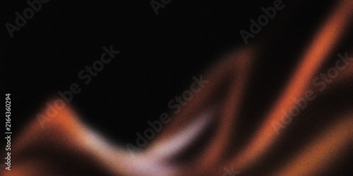 Abstract orange light waves glowing neon gradient dark background with futuristic energy and dynamic motion