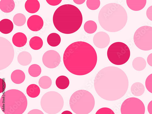 Abstract Packed Bubbles Contemporary Pattern Background