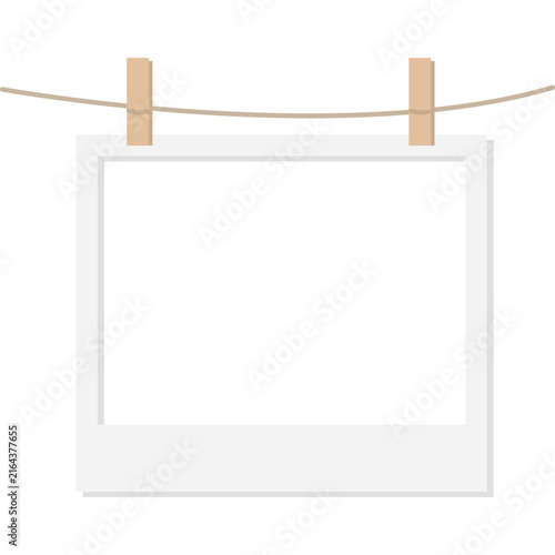 Polaroid Frame Illustration