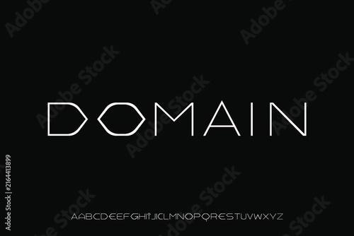 Display alphabet font vector design suitable for headline, poster, logo, magazine and many more