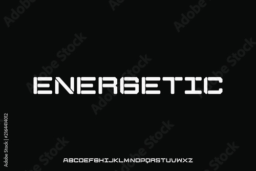 Display alphabet font vector design suitable for headline, poster, logo, magazine and many more