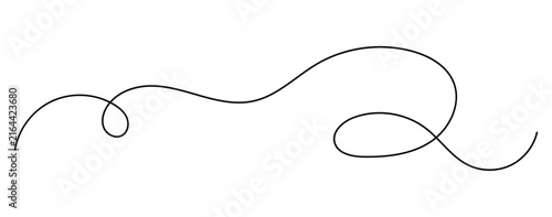 Abstract squiggly line pattern background with wavy and irregular loops. Thin curvy shapes background. Flat vector illustration isolated