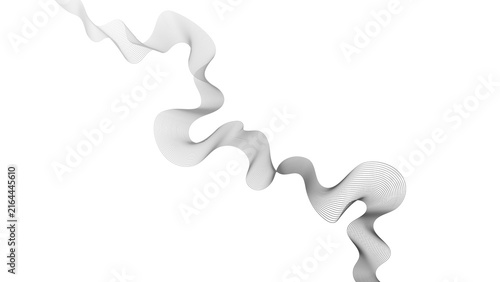 Abstract backdrop with grey wave gradient lines