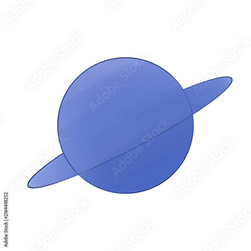 blue plastic ball