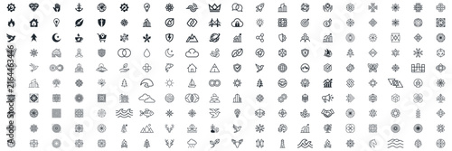 abstract logo bussines icon, technology, vector