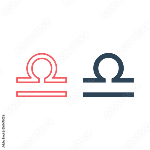 Libra icons set vector design illustration.