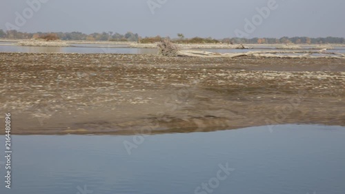 Sediments in the Cunovo Dam on the Danube river - Slovakia