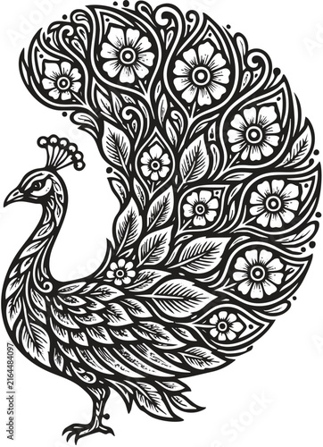 Vector Peacock