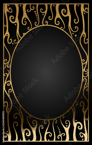 Background frame of floral ornament flowers