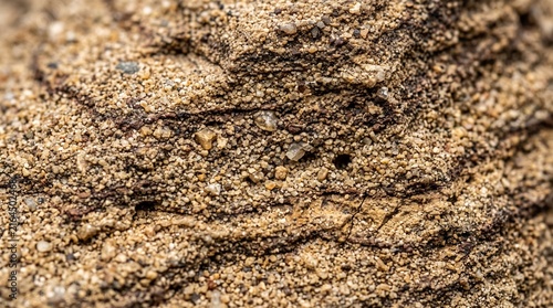Ultra realistic sandstone surface with warm earthy tones, natural sandy grains and layered sedimentary texture, ideal for architecture, interior, wellness, product backgrounds, organic design and bran