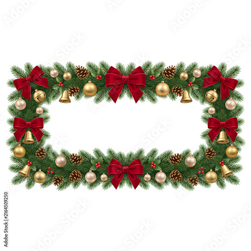 Christmas Pine Frame