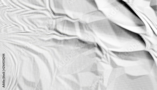 Photography White Silk and Satin Fabric Background with Elegant Soft Texture and Luxurious S