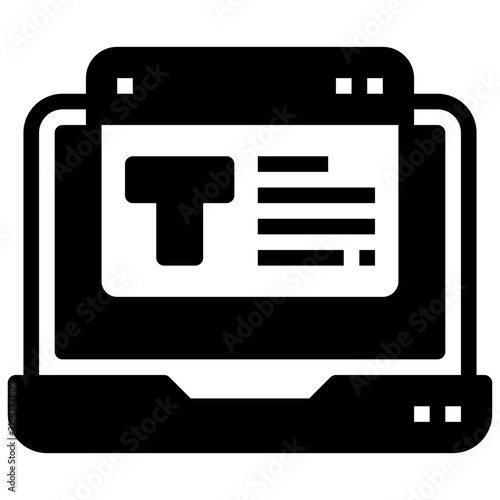 Text Processor,electronics,monitor,technology,computer,laptop.svg