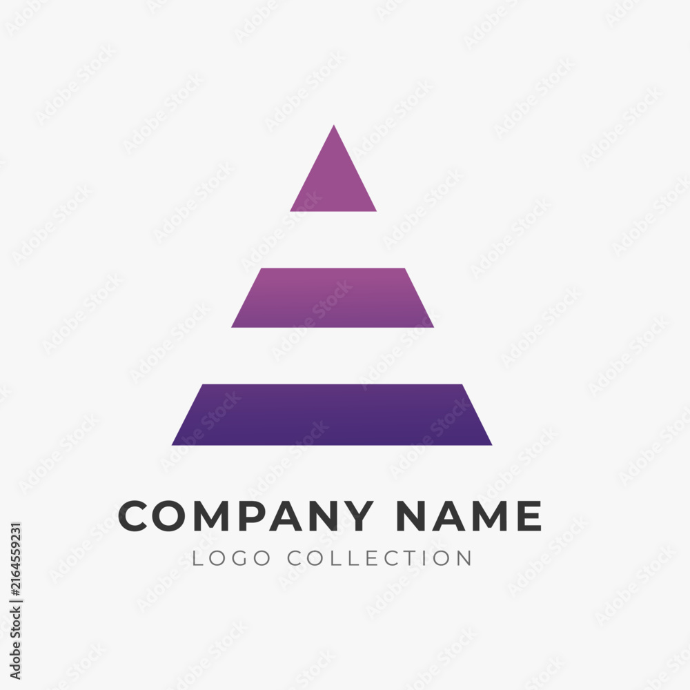 Fototapeta premium Creative elegant line curve vector logotype. Premium letter A logo design. Luxury linear creative monogram.