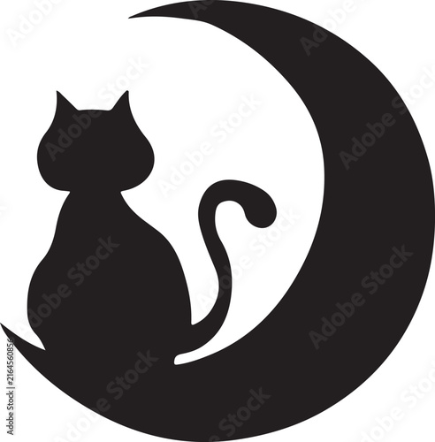black cat silhouette