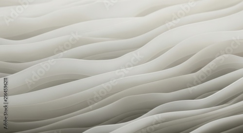 Abstract white flowing waves background texture