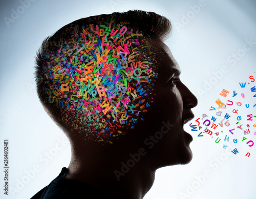 Creative Visualization of Language and Thought Processes in the Brain
