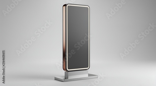 Modern Smartphone Display Stand with Sleek Design.