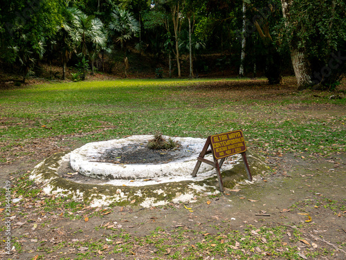 Contemporary Maya Altar in a Jungle Clearing at Tikal, Guatemala