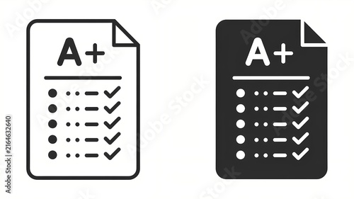 Document, File and Paper Line Icons Collection