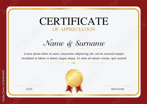 certificate template, warranty , vector design