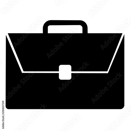 black briefcase icon