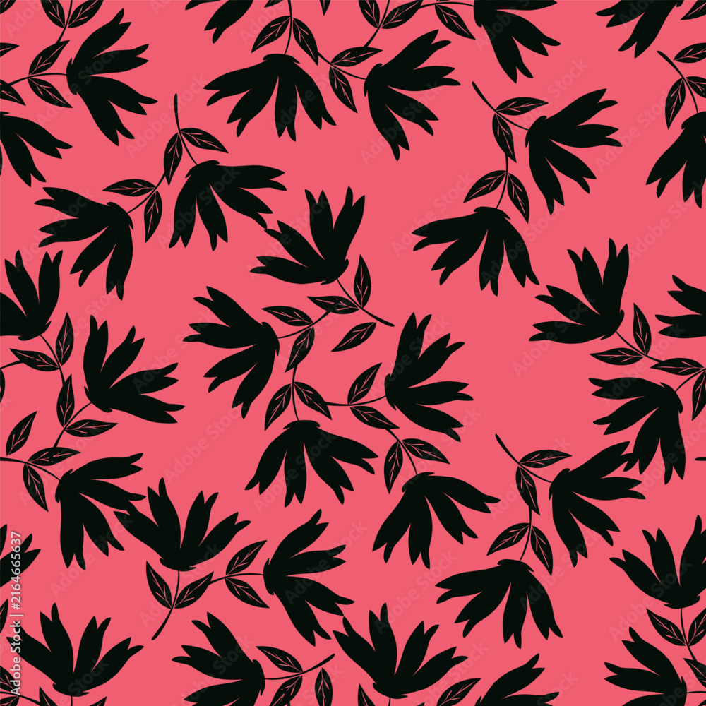 Fototapeta premium seamless floral pattern