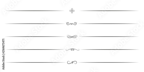 Text dividers vector and transparent background PNG set, elegant book page decoration elements, calligraphic flourish borders, vintage ornament vignettes, wedding invitation design accents.