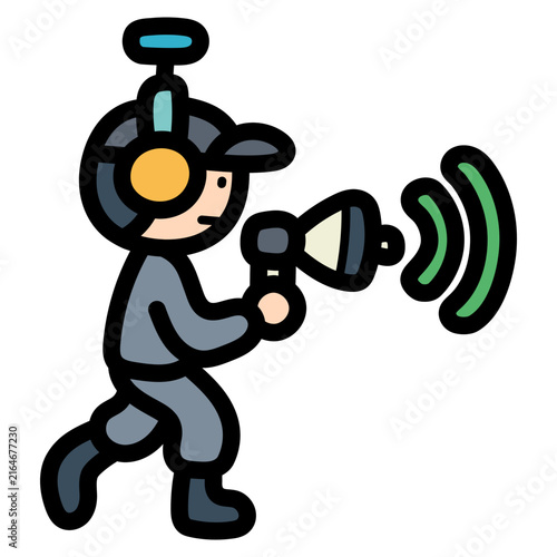 Картината върху платно Wiretap illustration