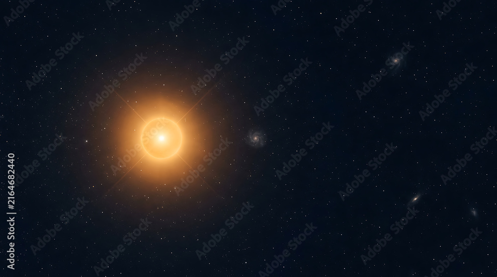 Fototapeta premium Astronomer observing stars with telescope under night sky
