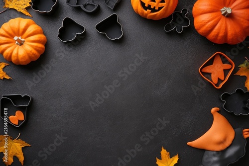 A white background with a pumpkin and a pumpkin hat , with ample copy space for text.