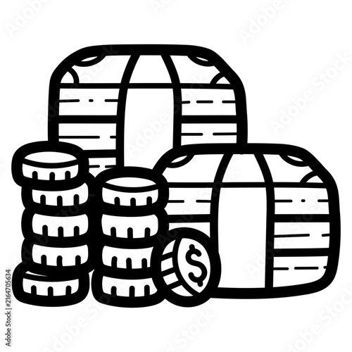 Plakat money illustration