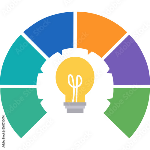Circle Infographic Lamp