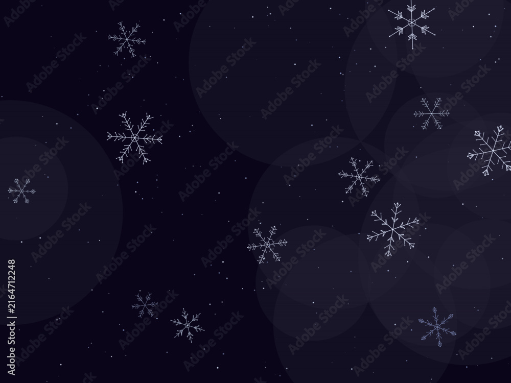 Fototapeta premium Christmas Snowflake Lattice Pattern Winter Design