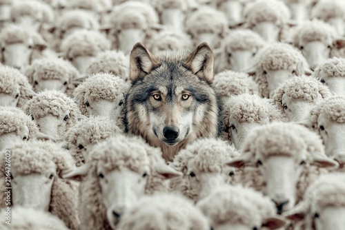 Wolf Standing Out Among Sheep, Deception and Dangerous Outsider Concept