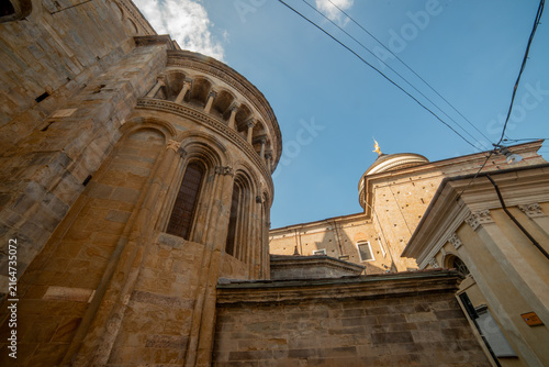 Fotografie Romanesque Apse of the Basilica of Santa Maria Maggiore in Bergamo Alta