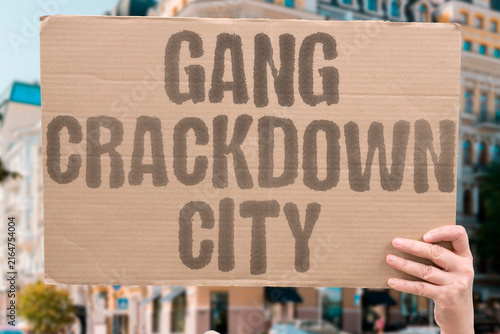 Photography "Gang crackdown city" Mayors coordinate anti-violence operations