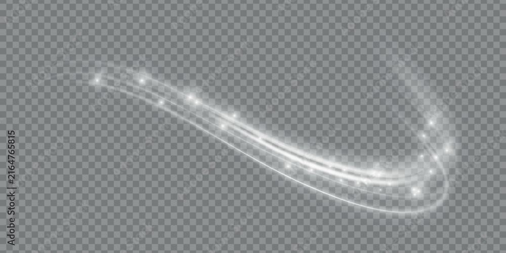 Naklejka premium Cold winter wind texture. Holiday vector blizzard. Christmas effect of a cold blizzard. Vector PNG