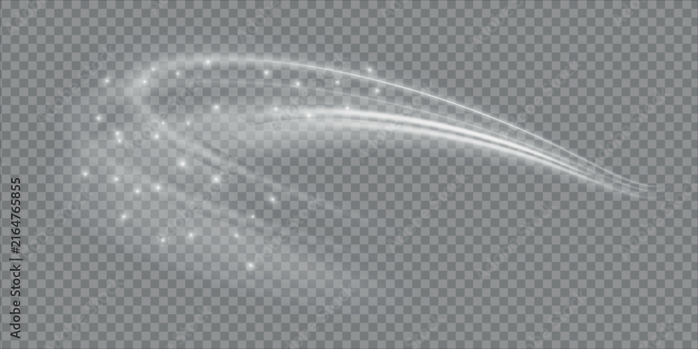 Naklejka premium Cold winter wind texture. Holiday vector blizzard. Christmas effect of a cold blizzard. Vector PNG