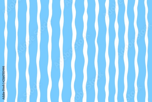 Canvastavla Mediterranean Style Seamless Pattern with Blue and White Vertical Waves for summer beach product packaging, textiles, swimwear apparel, banner layouts, maritime greeting cards, home decor prints