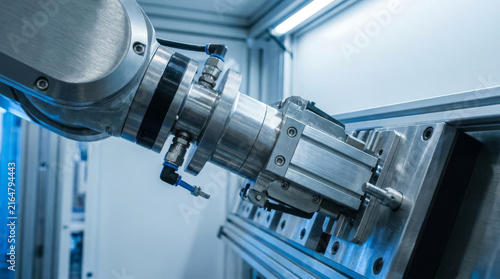 robotic arm manipulator operating precision automated machinery