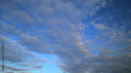 Timelapse transition from light to dark clouds