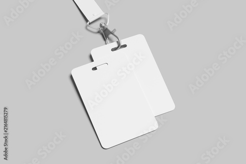 Blank Id Card White