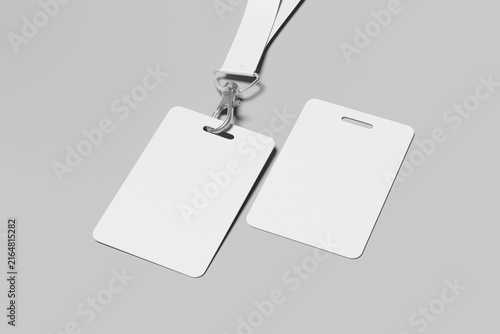 Blank Id Card White