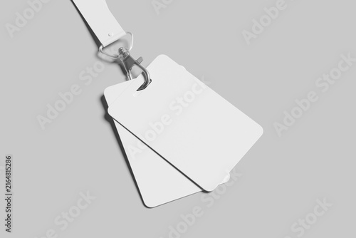 Blank Id Card White