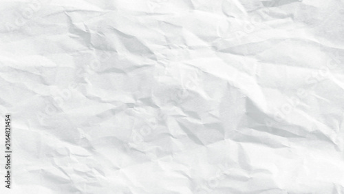 Cuadro en lienzo Abstract white paper texture with crumpled effects and folded crease patterns for artistic overlays and subtle neutral backgrounds for modern digital media or stationary branding identities