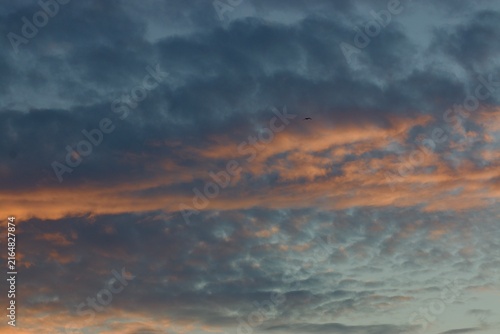 sunset over the sea