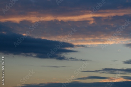 clouds at sunset