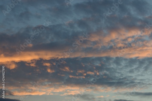 dramatic sky at sunset