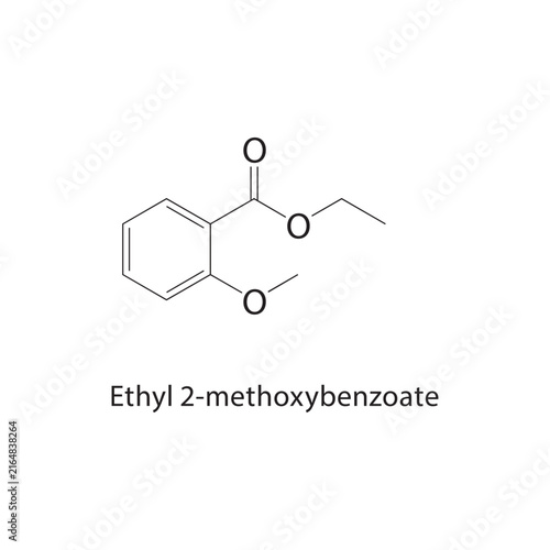 Photography Ethyl 2-methoxybenzoate skeletal structure